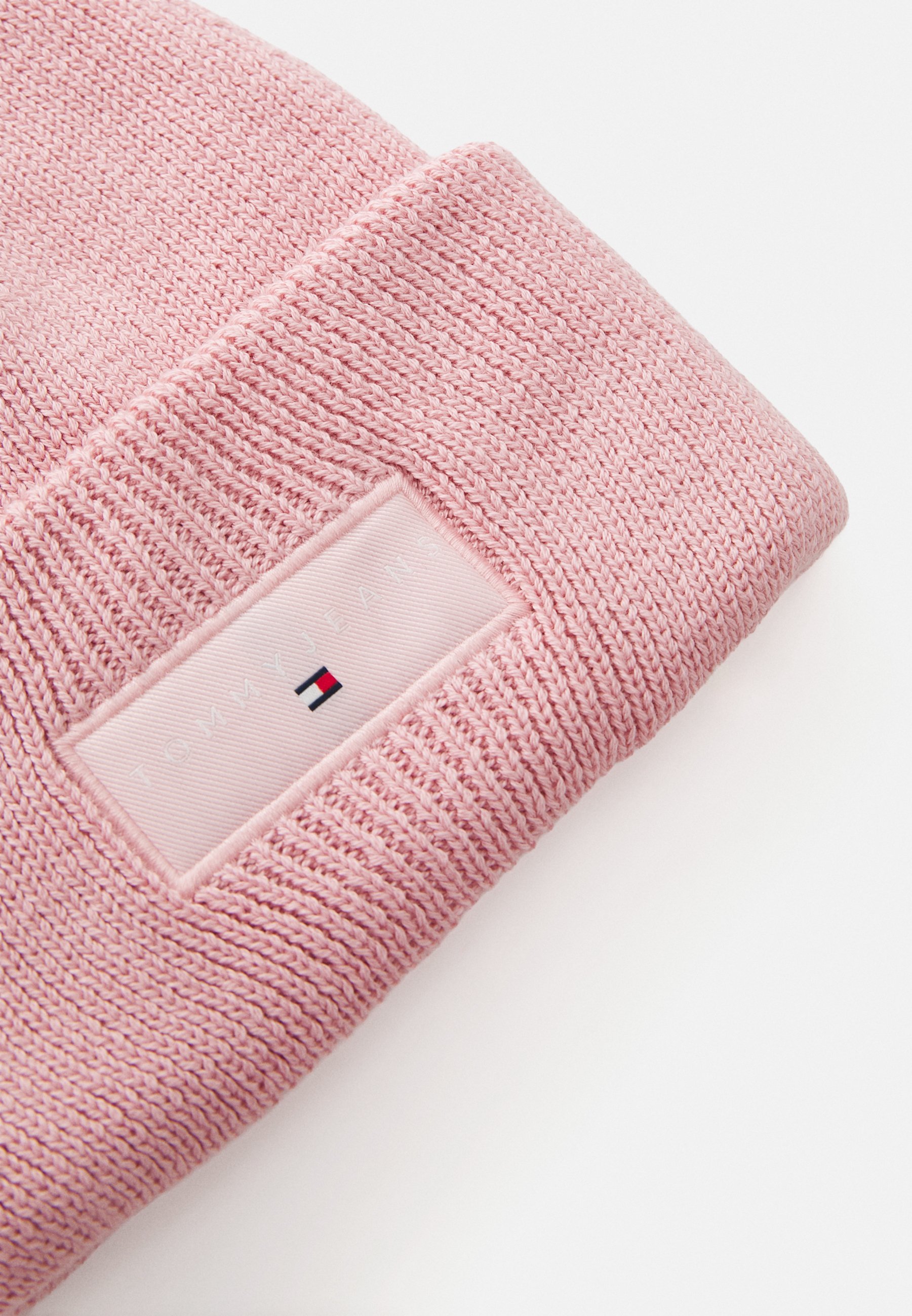 Tommy Jeans LINEAR BEANIE - Berretto - rosa delicato
