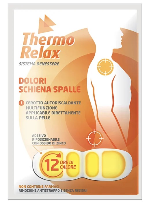THERMORELAX Selbsterwärmendes Pflaster für Rücken/Schultern, 1 Stück, Schmerzlinderung