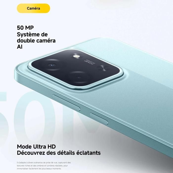 Smartphone - XIAOMI - POCO C85 - 6GB RAM - 128GB di memoria - Schermo da 6,9 pollici