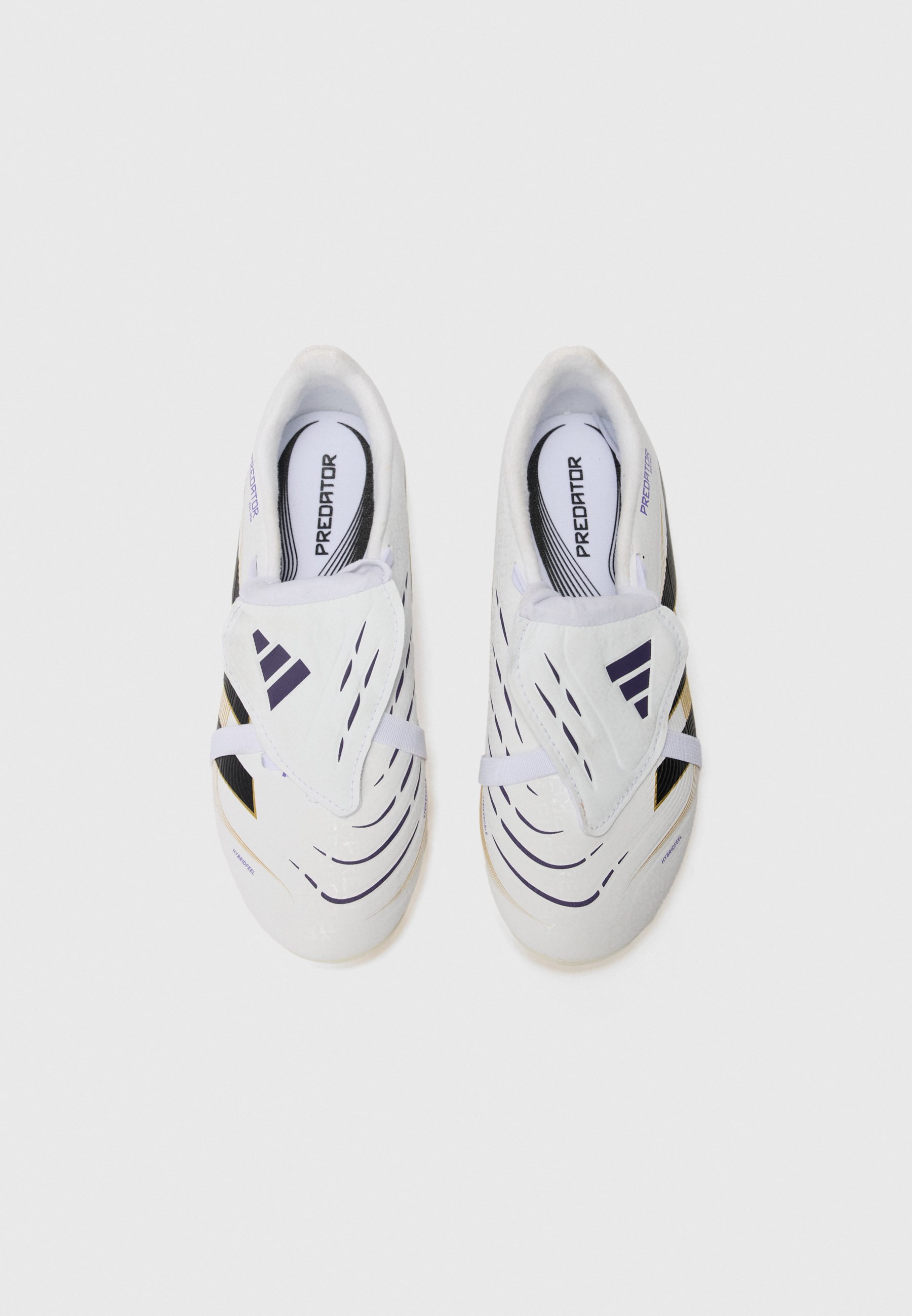 adidas Performance PREDATOR LEAGUE FOLD OVER TONGUE FIRM GROUND/MULTI GROUND KIDS UNISEX - Voetbalschoenen voor stevige ondergrond - ftwr wit/core zwart/goudkleurig