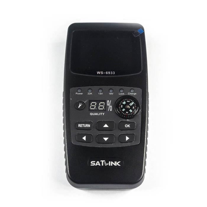 Satlink WS-6933 2.1 inch LCD Screen DVB-S2 FTA C&KU Band 6933 WS6933 Digital Satellite Finder Meter
