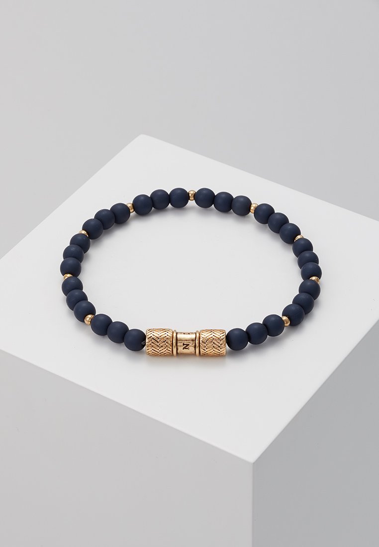 Bracciale Icon Brand con perline a forma di ape - Bracciale - blu navy