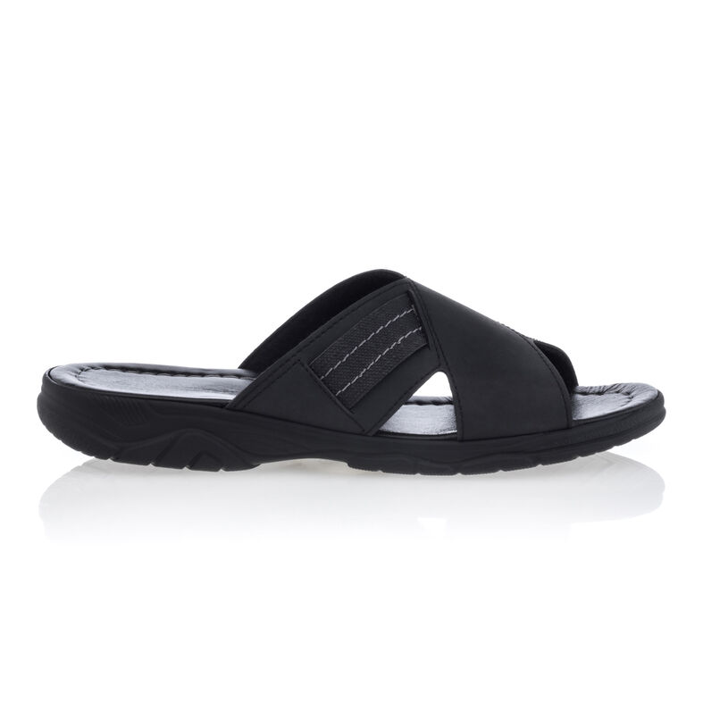  Sandalias negras para hombre / Zapatos de punta abierta
