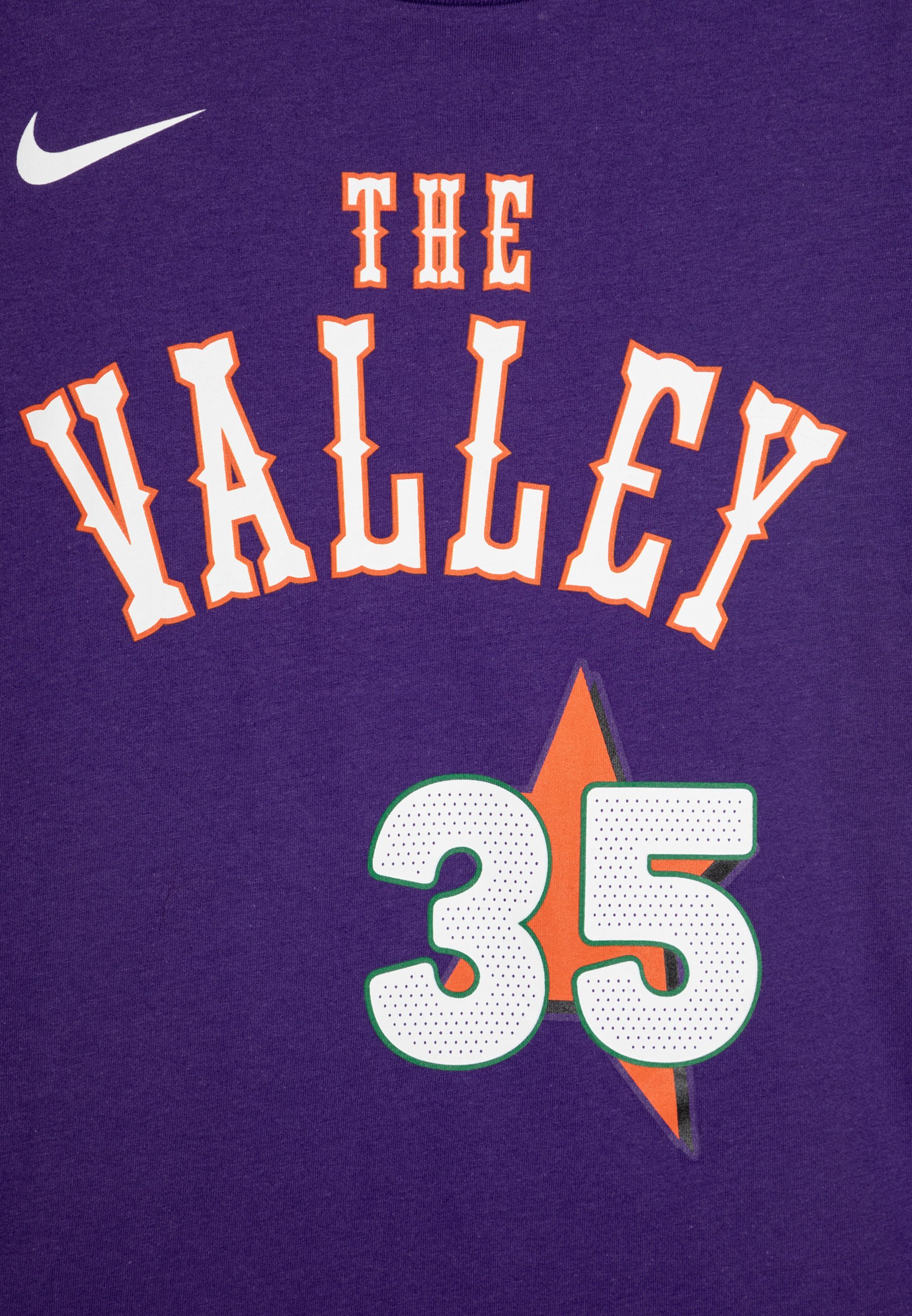 T-shirt Nike Performance NBA Phoenix Suns Kevin Durant City Edition Essential Unisexe - Maillot NBA - Violet de terrain