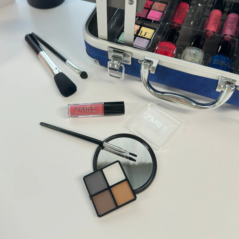 Estojo de cosméticos ZMILE COSMETICS Traveller Azul