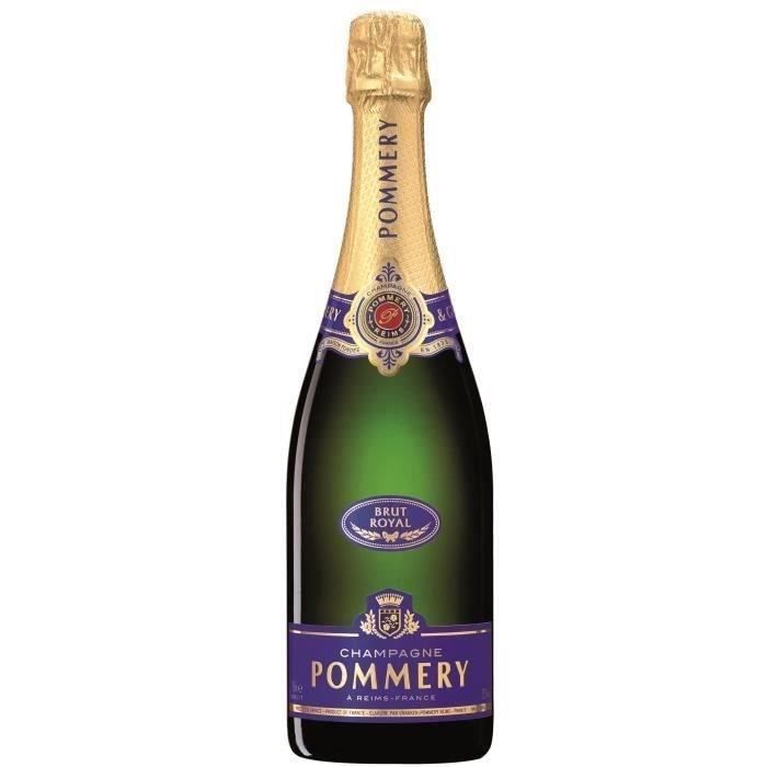 Champagne Pommery Brut Royal con estuche, 3 botellas de 75 cl