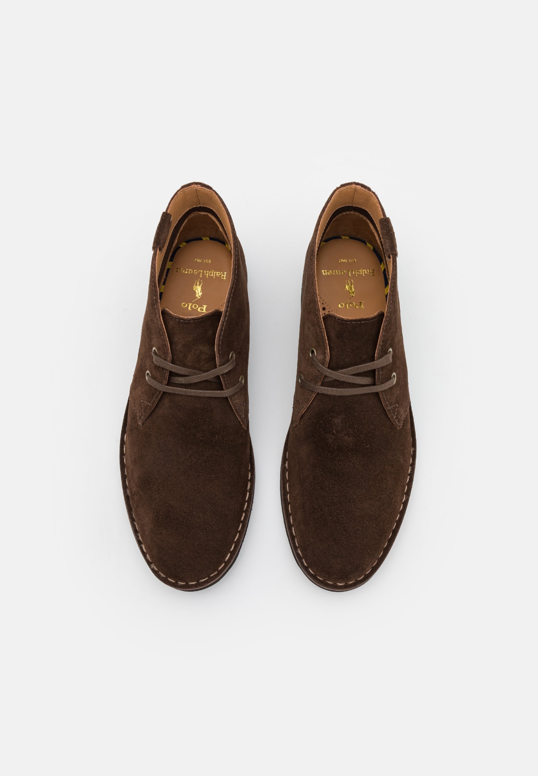 Polo Ralph Lauren TALAN SUEDE CHUKKA BOOT - Kotníkové boty na platformě - black