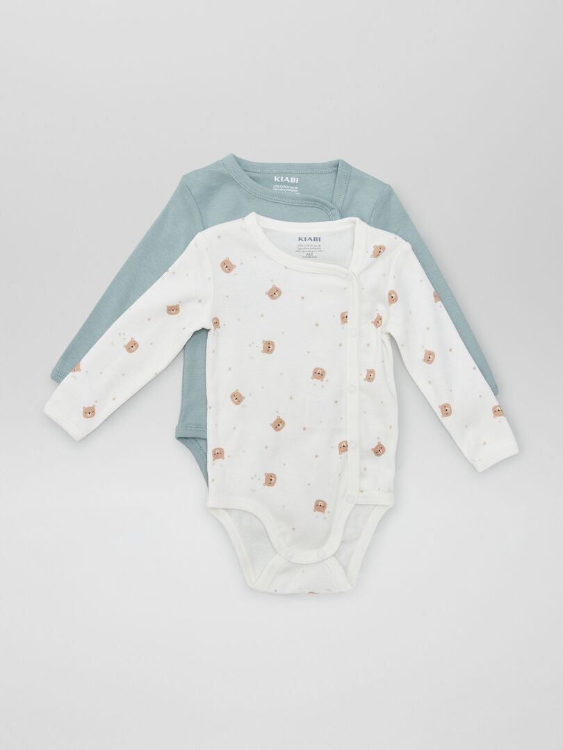 Set van 2 rompertjes - So Easy - BLAUW
