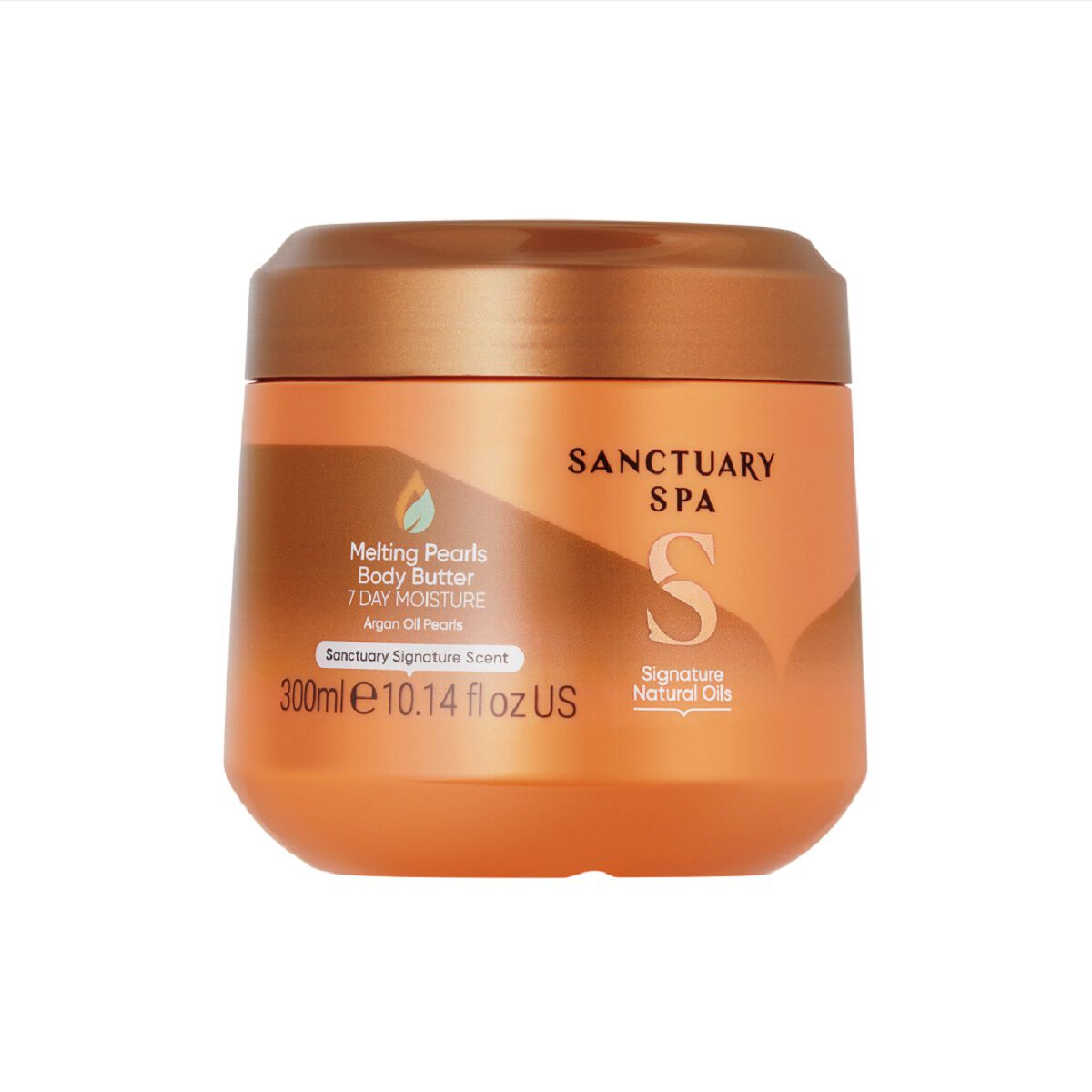 Huiles naturelles signature du spa Sanctuary, perle fondante