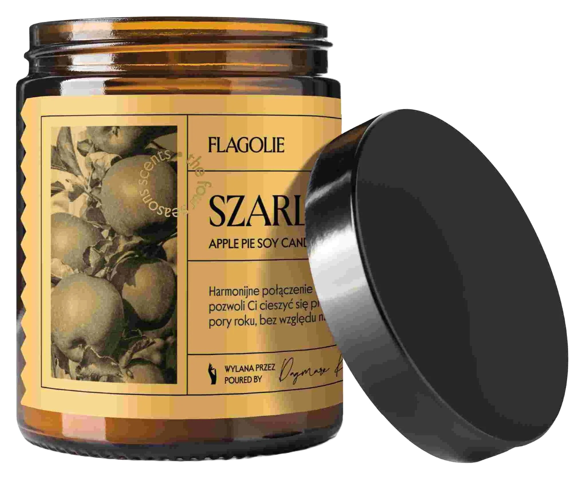 Flagolie Fourseasons Zapachowa Świeca sojowa Szarlotka