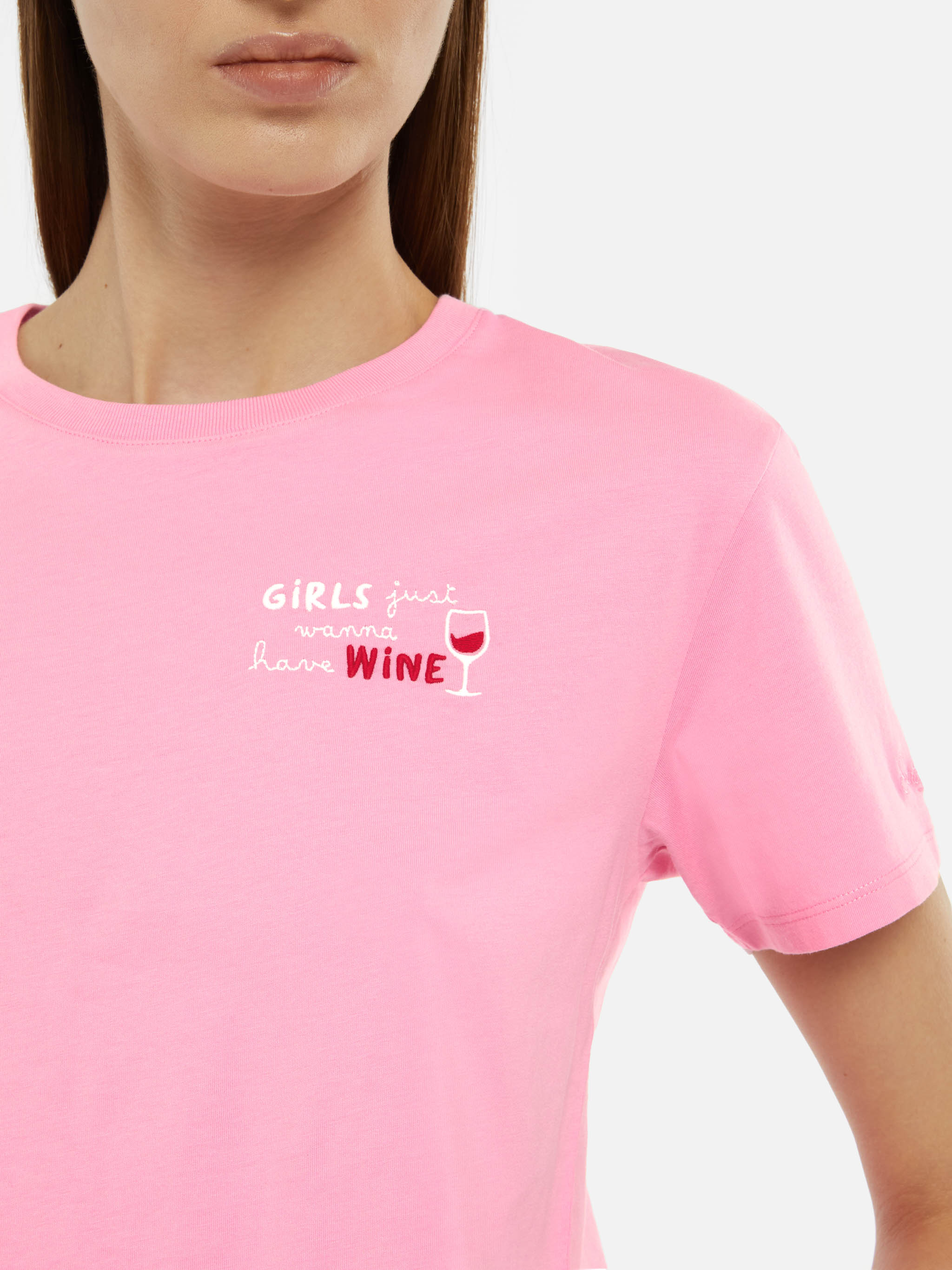 Emilie katoenen T-shirt met borduursel 