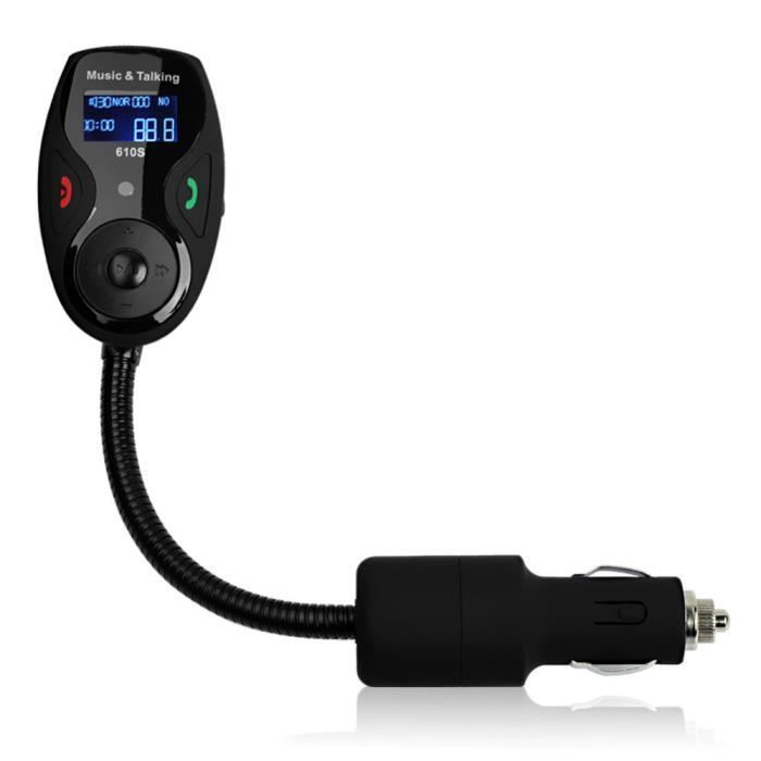 Kit main libre bluetooth - LIAM ACCESS - Lecteur MP3 sans fil - Port carte SD - 10-15 m - Fréquence 87.5-108MHz