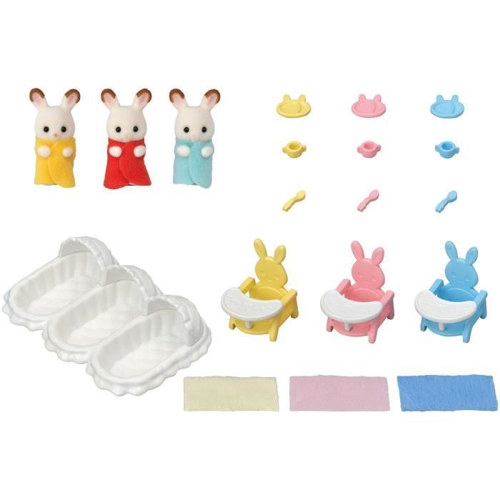 Bambola e accessori per la cameretta dei gemelli coniglietti di cioccolato - SYLVANIAN FAMILIES - Giallo - Per bambini