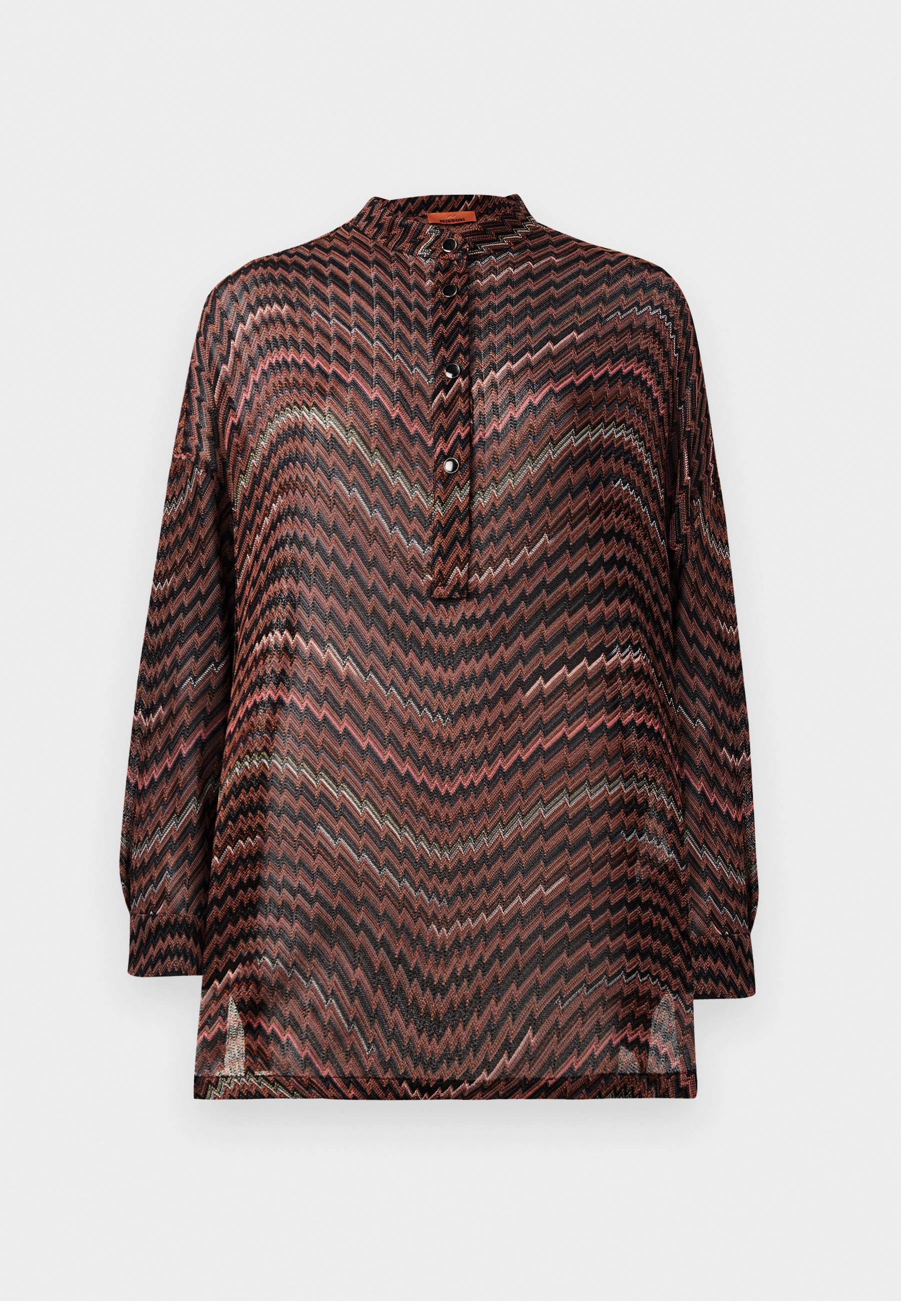 Chemisier Missoni à boutons - noir et marron