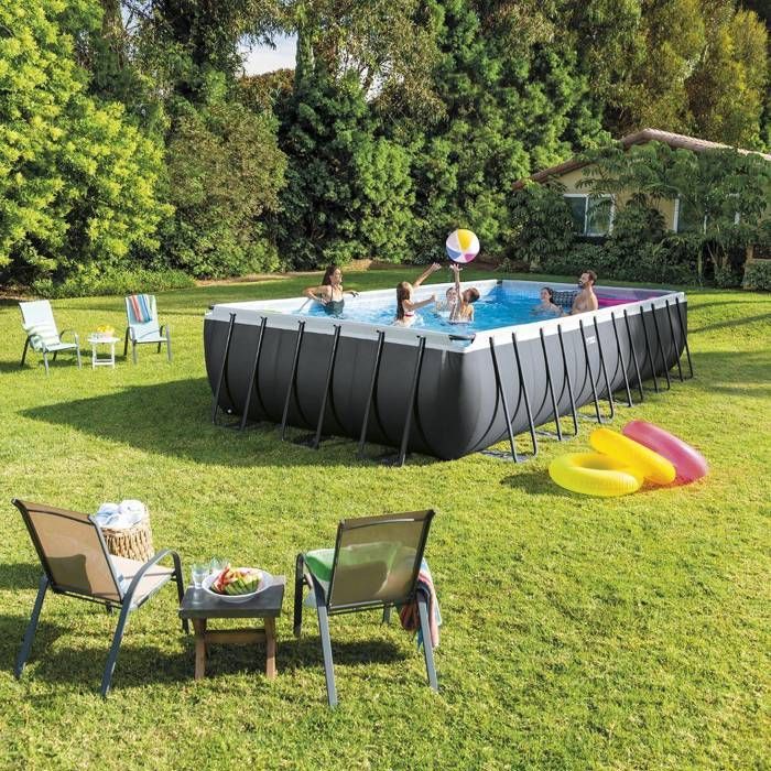 Kit para Piscina Tubular Intex Ultra XTR Acima do Solo - 732 x 366 x 132 cm - Retangular (Filtro de Areia + Acessórios) - 26364GN