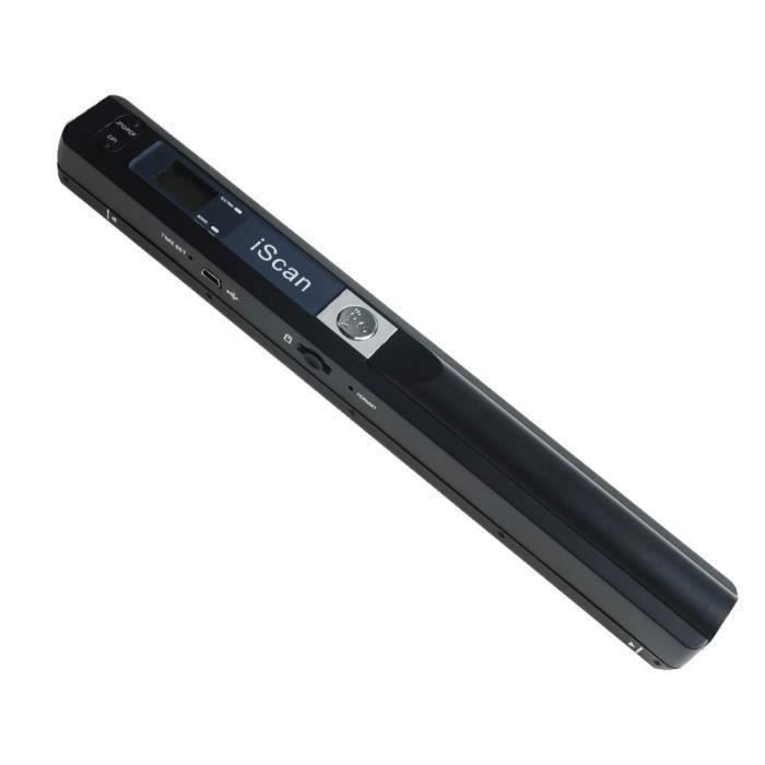 Portable Wireless Wifi LCD HD TFT Scanner 900 DPI Document iScan Handyscan Support TF Card 32G Black