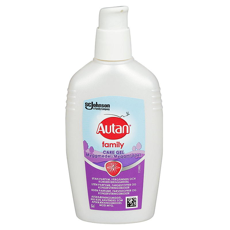 Autan Muggenwerende Gel voor het hele gezin 100 ml, Autan