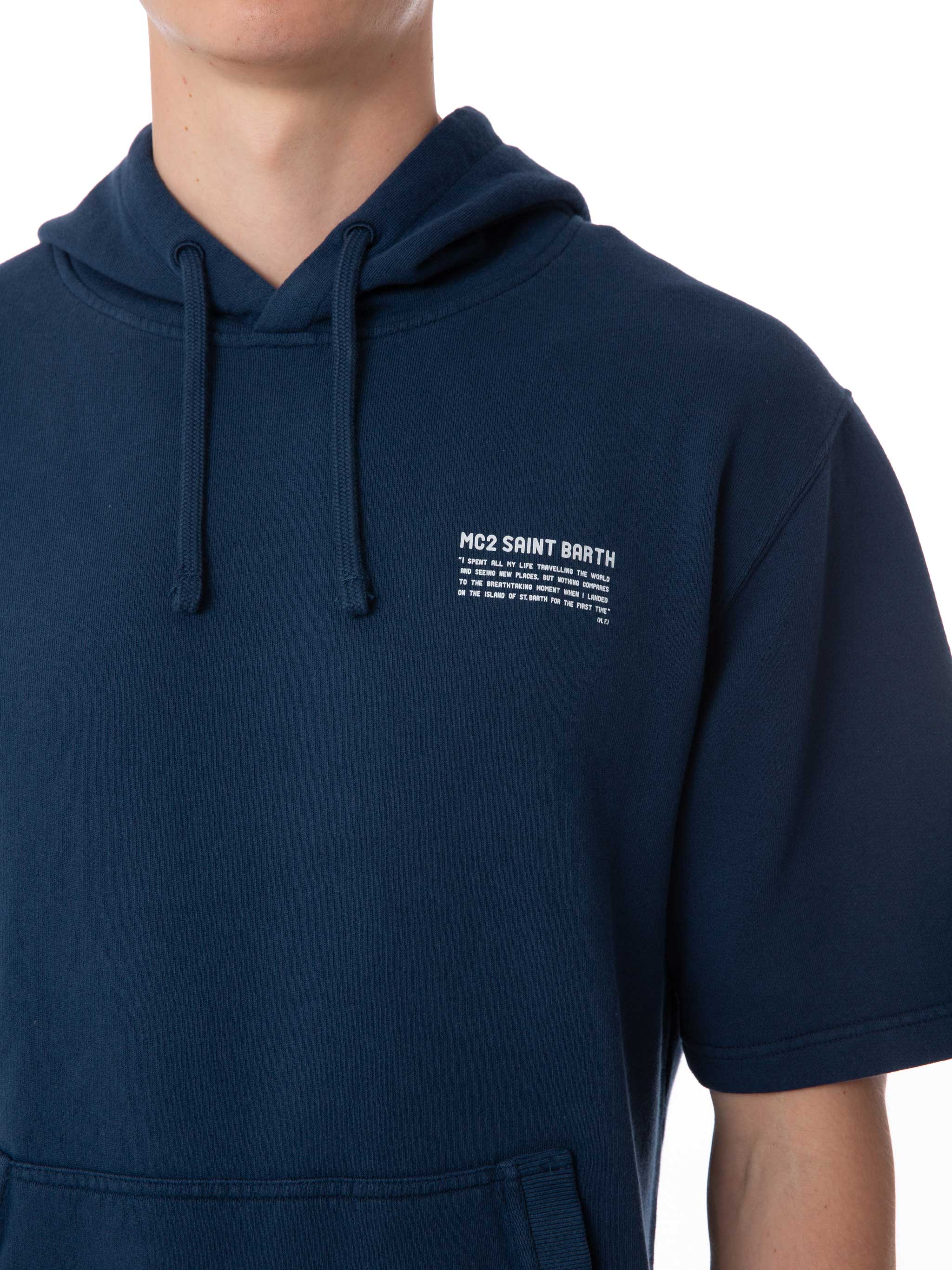 Sweatshirt met korte mouwen voor heren