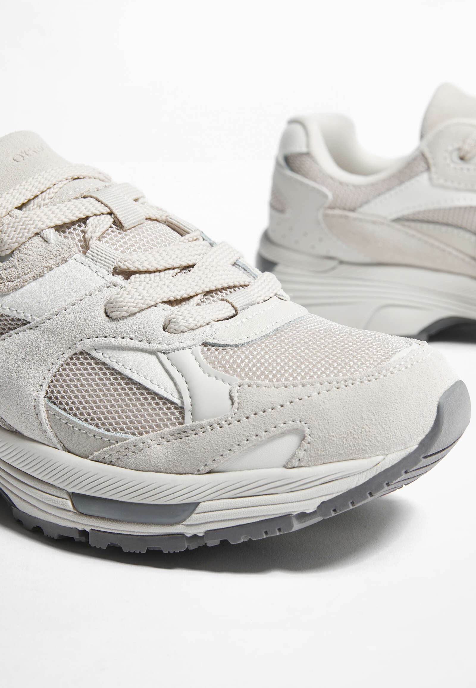 OYSHO RUNNING - Sneakers - beige