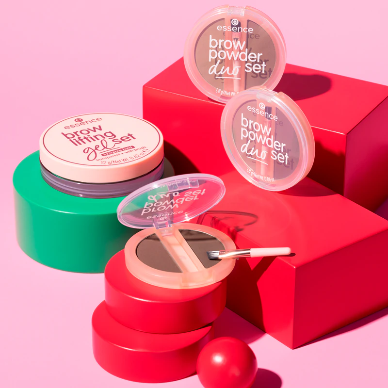 essence Brow Lifting Gel Set gel fixador de sobrancelhas