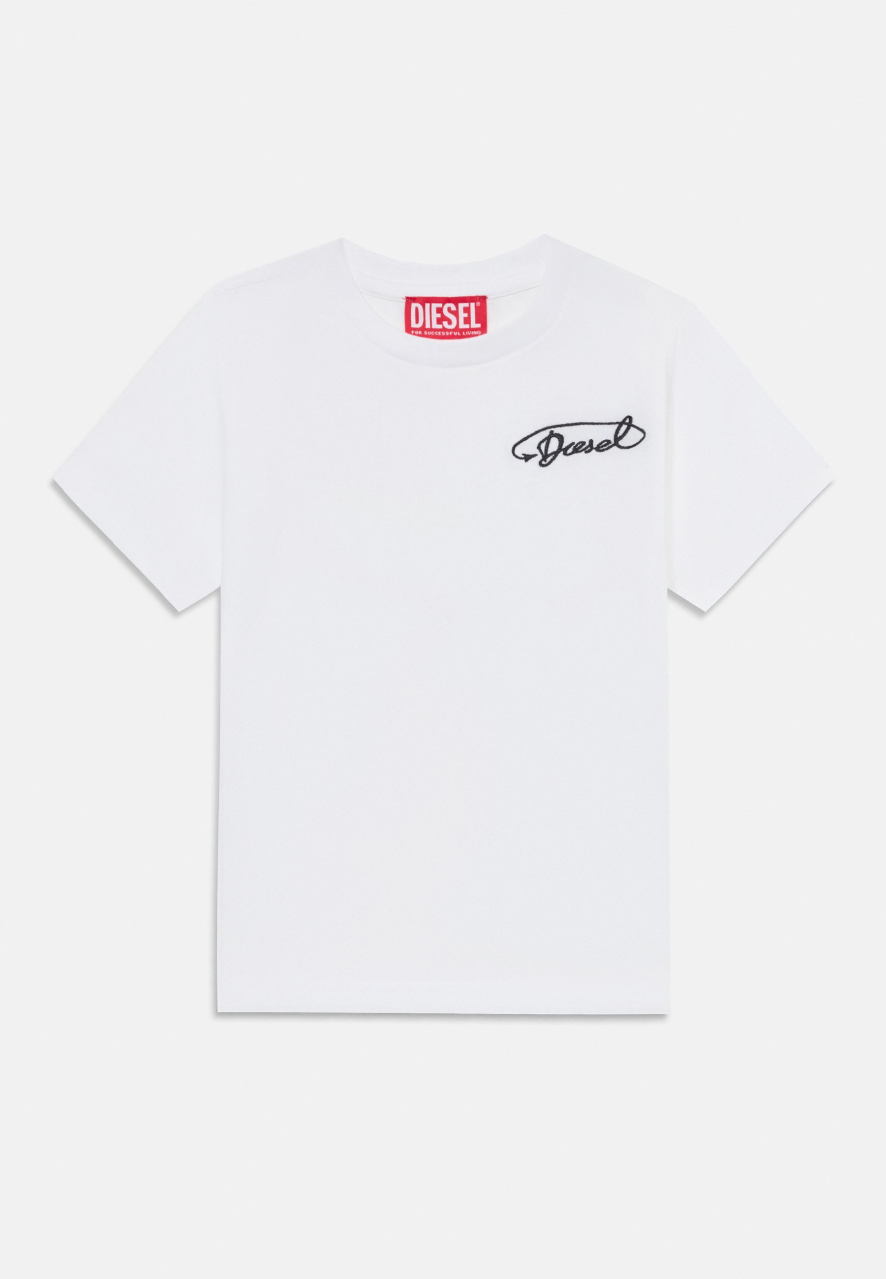 Diesel UNISEX marškinėliai - Paprasti - balti