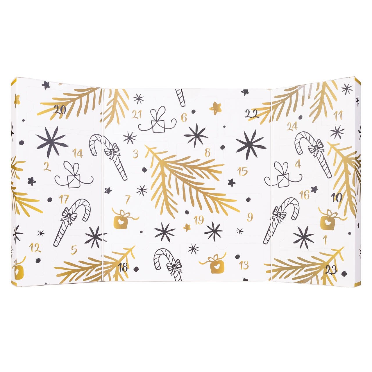 Accentra Adventskalender Dekorativna kozmetika GOLD/WEISS - 1 št