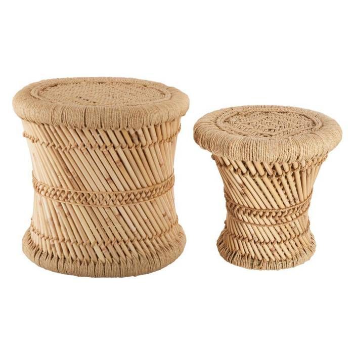 Lot de 2 tables gigognes 