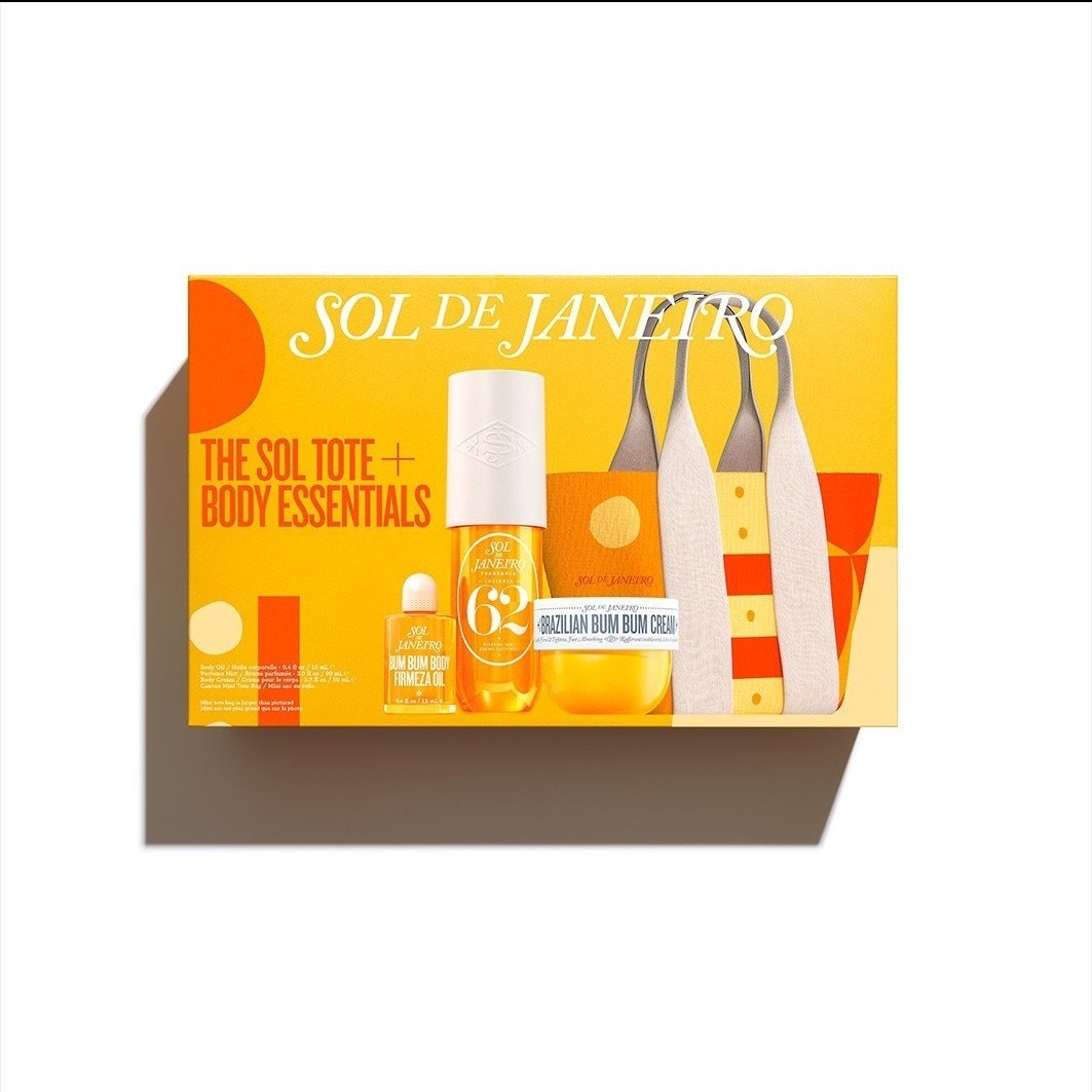 Set za njegu tijela Sol de Janeiro „The Sol Tote + Body Essentials“ – 1 komad