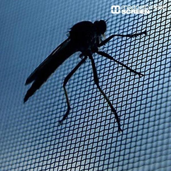 Moustiquaire - Magneto - Noir - Fixation auto agrippante - Magnétique - Anti insectes