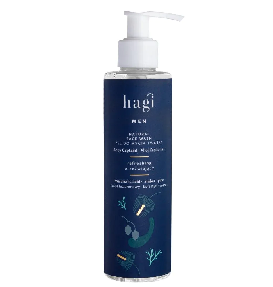 Hagi Ahoj Kapitanie Naturalny żel do mycia twarzy orzeźwiający 200ml