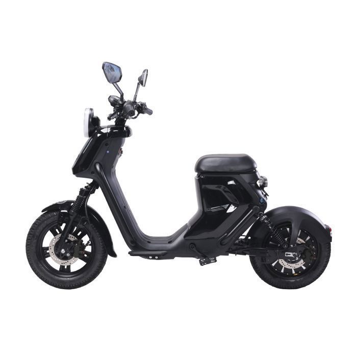 Motocicleta elétrica para adultos BEZIOR XIAONIU B, motor de 1500 W, bateria de 48 V 20 Ah, pneus de 12 polegadas.