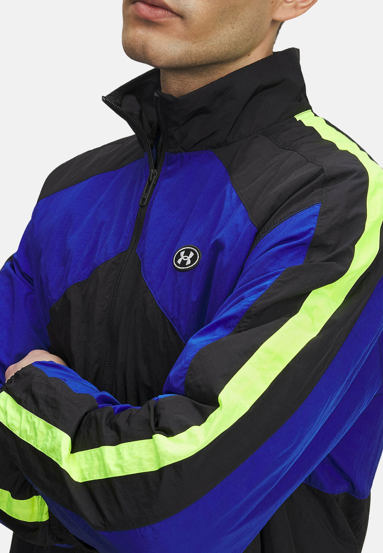 Under Armour ICON WOVEN - Trainingsjack - zwart