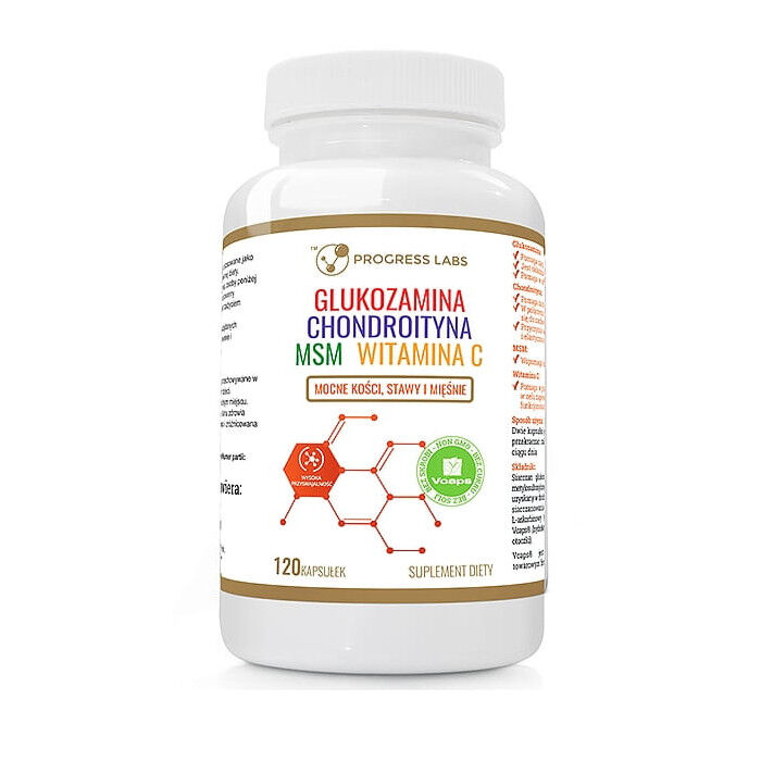 Progress Labs Bovint glukosamin Kondroitin MSM Vitamin C