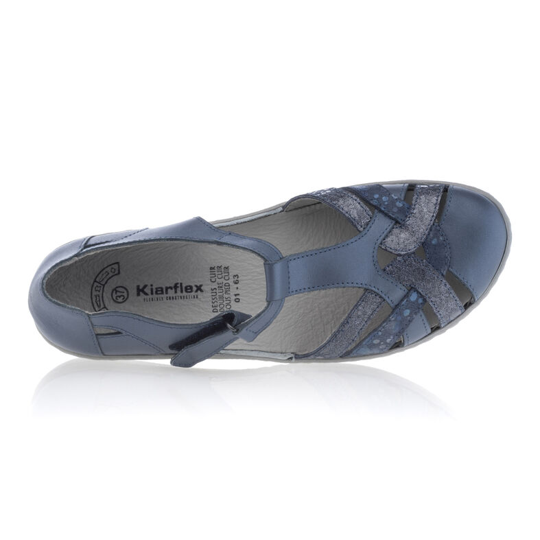 Zapatos cómodos para mujer, color azul.