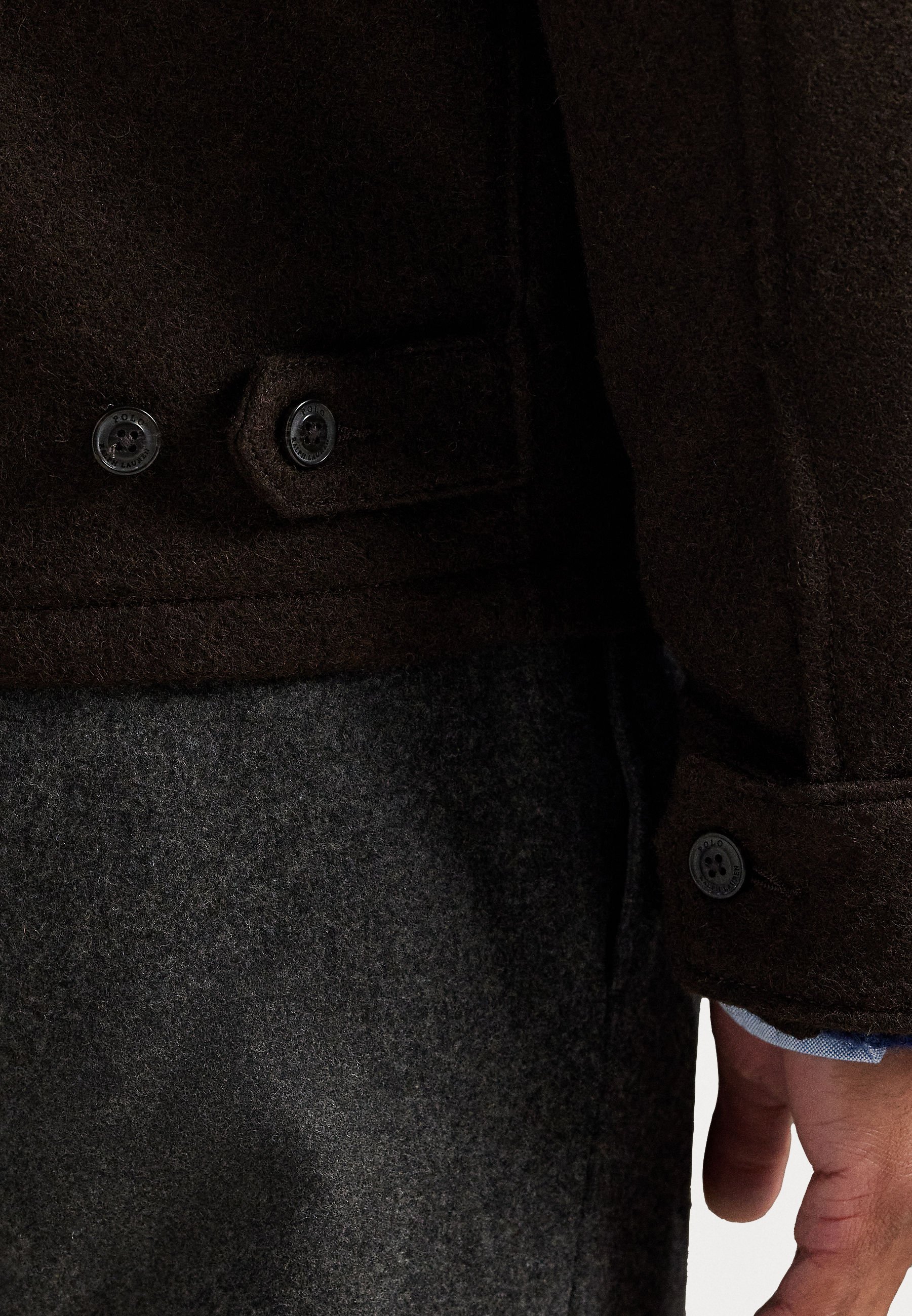 Giacca invernale Polo Ralph Lauren THE LANGDON WOOL JACKET - colore marrone circuito
