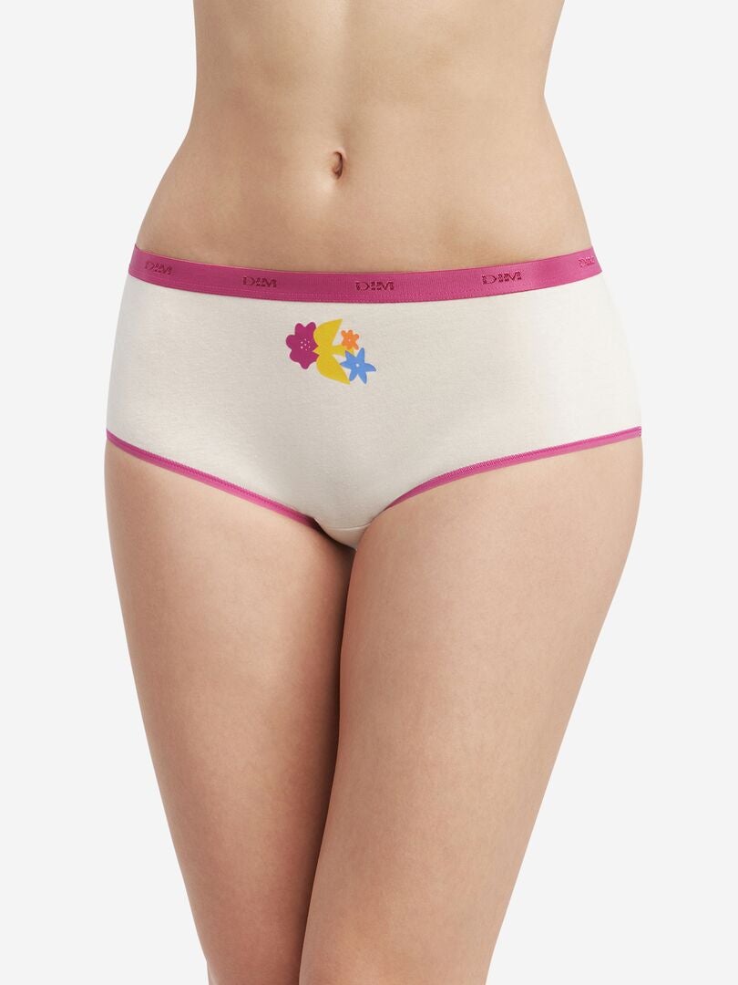 Set van 5 paar 'Dim' culottes - WIT