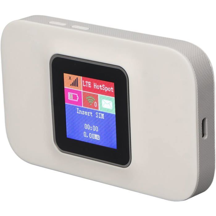 WiFi de Voyage Portable 5G,Routeur WiFi Mobile avec Fonction de Cryptage WiFi,Point D'accès MiFi Mobile de Poche,Prend en Charge