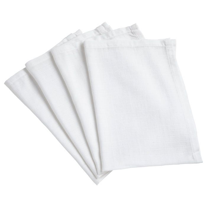Conjunto de 4 fraldas orgânicas BABYCALIN - 50 x 70 cm