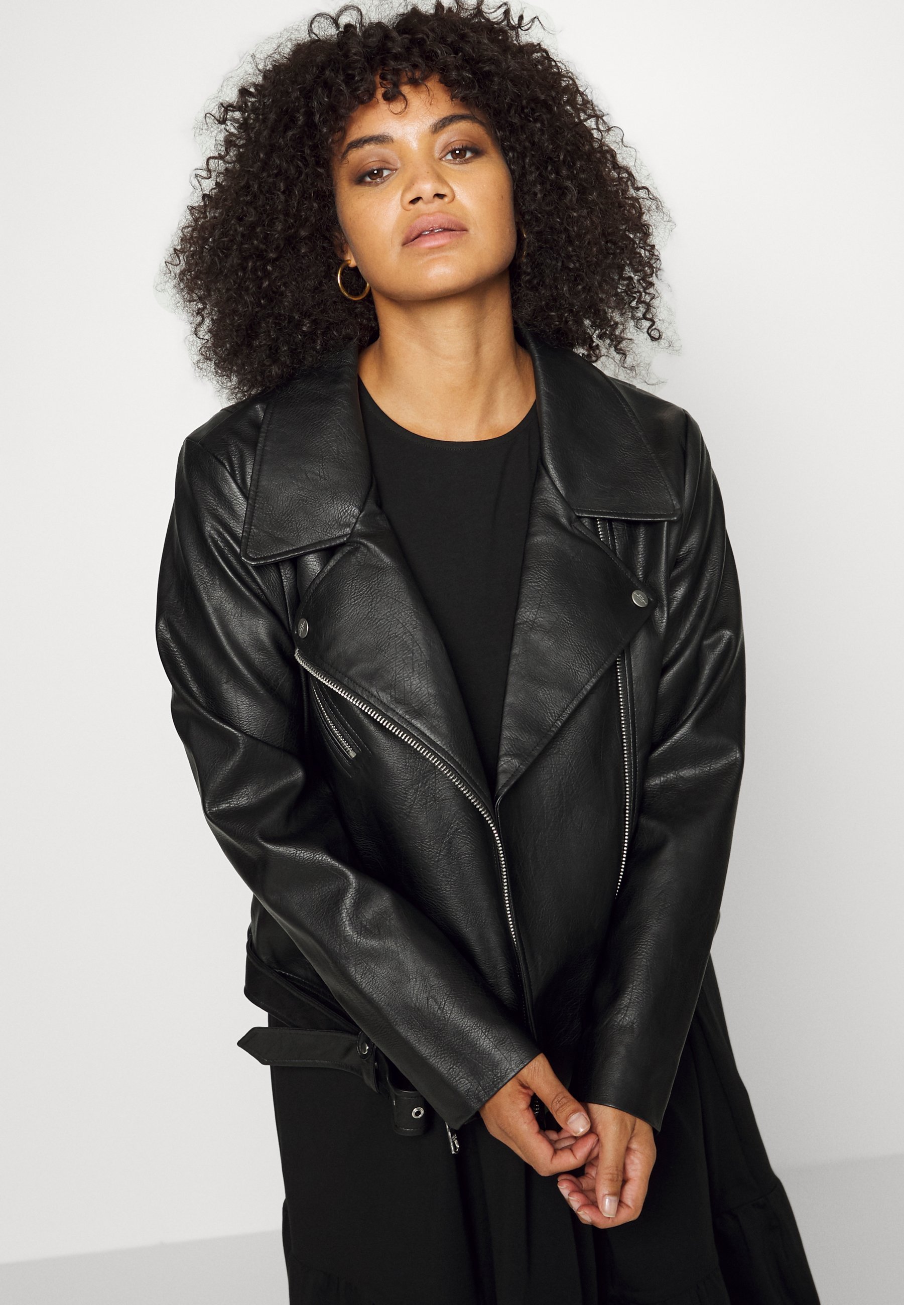 Even&Odd Curvy Jersey jurk - zwart