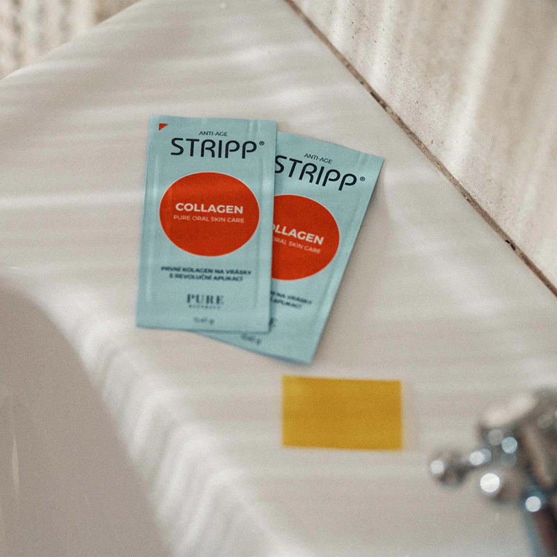 Výživový doplnok Pure District STRIPP® Collagen, orodispergovateľný kolagén