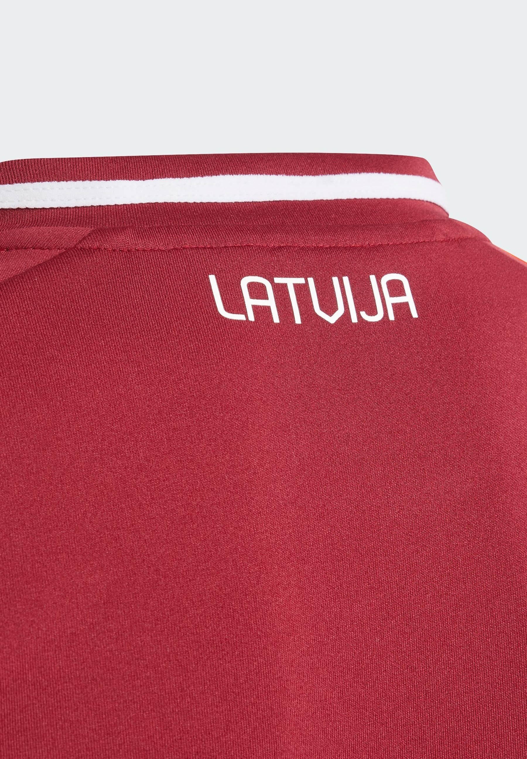 adidas Performance LATVIA HOME - Voetbalshirt - teamkleur bordeauxrood