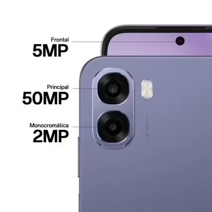 Smartphone OPPO A6x 5G 4Go Ram 128Go Bleu Glacier Dimensity 6300 6100 mAh - EU version