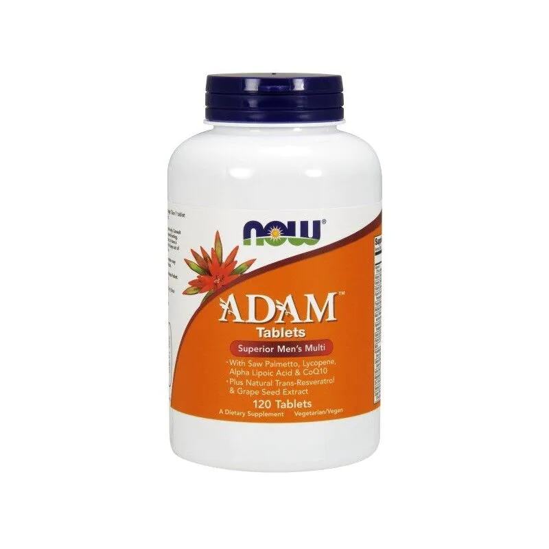 Now Foods Adam Multi-Vitamin for Men, 120 Tabletek