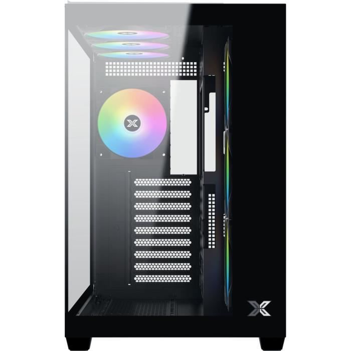 PC Case - XIGMATEK - Aqua V AIR - Cube - ATX - Tempered Glass - ARGB - Black