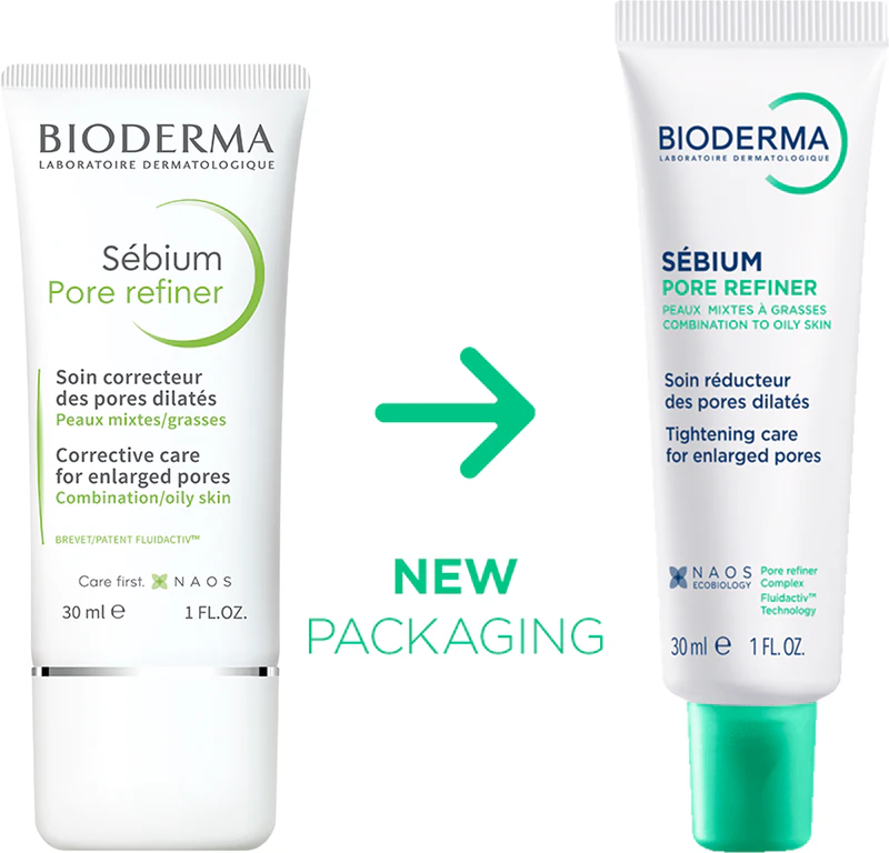 Bioderma Sébium Pore Refiner, een lichte matterende gezichtscrème die de poriën minimaliseert.