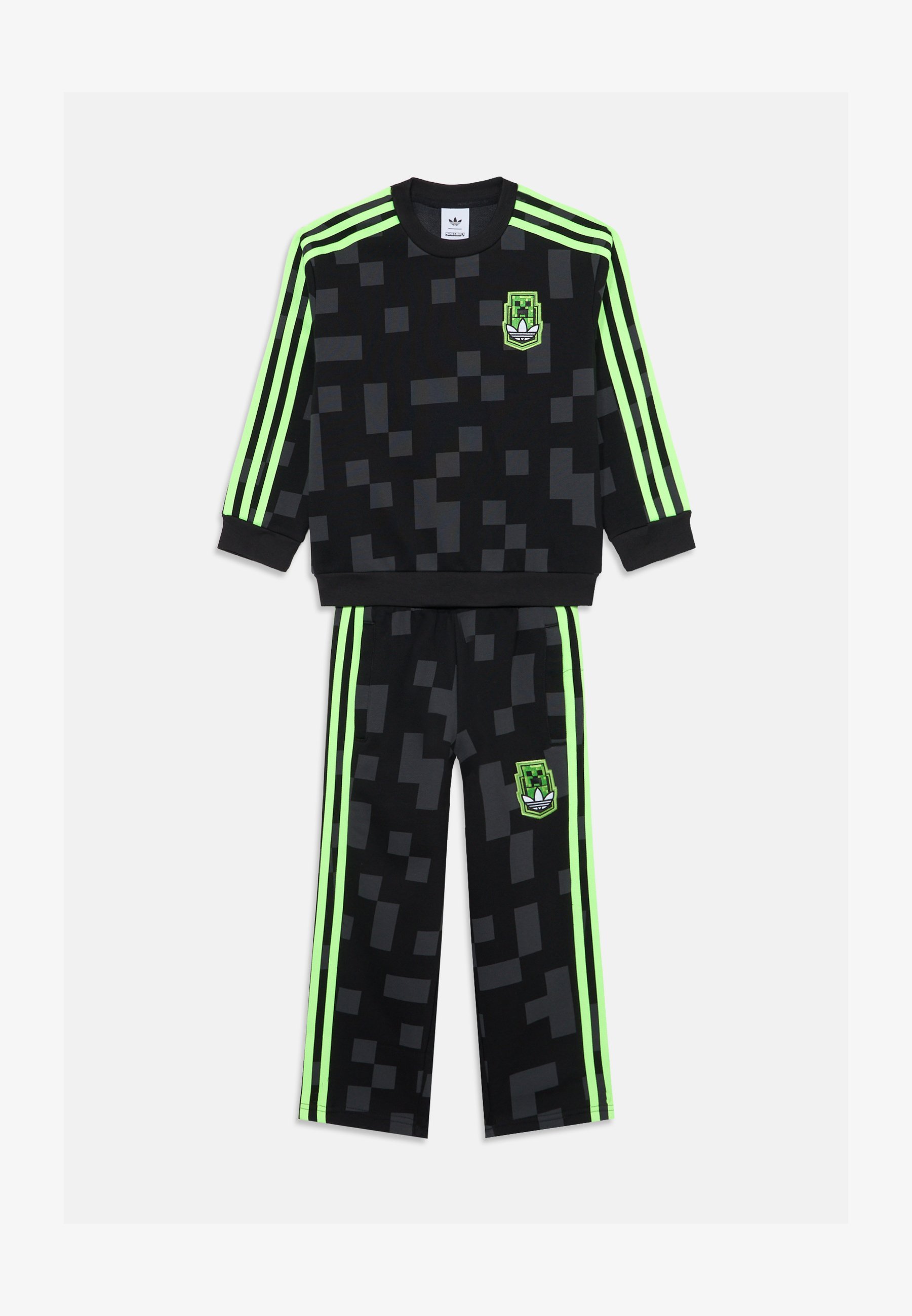 adidas Originals MINECRAFT CREW SET UNISEX - Trainingspak - donkergrijs