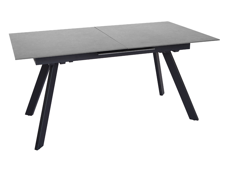 Stół rozkładany Planet 160-200x90 czarny/antacyt
