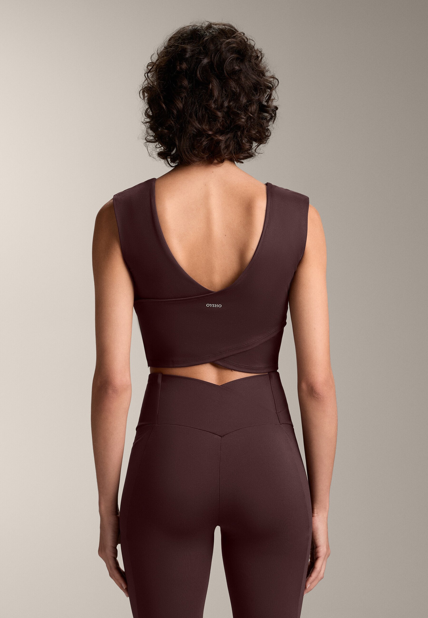 OYSHO COMFORTLUX CROSSOVER - Top - bruin