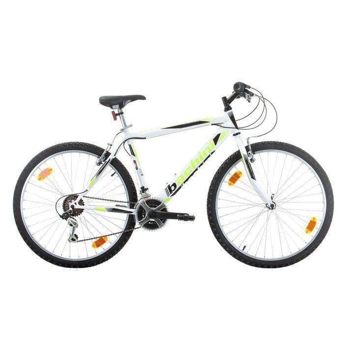 Mountain bike da uomo da 26 pollici, 18 velocità, freni V-brake + trasmissione Shimano (Offerta speciale: pompa e parafanghi inclusi)
