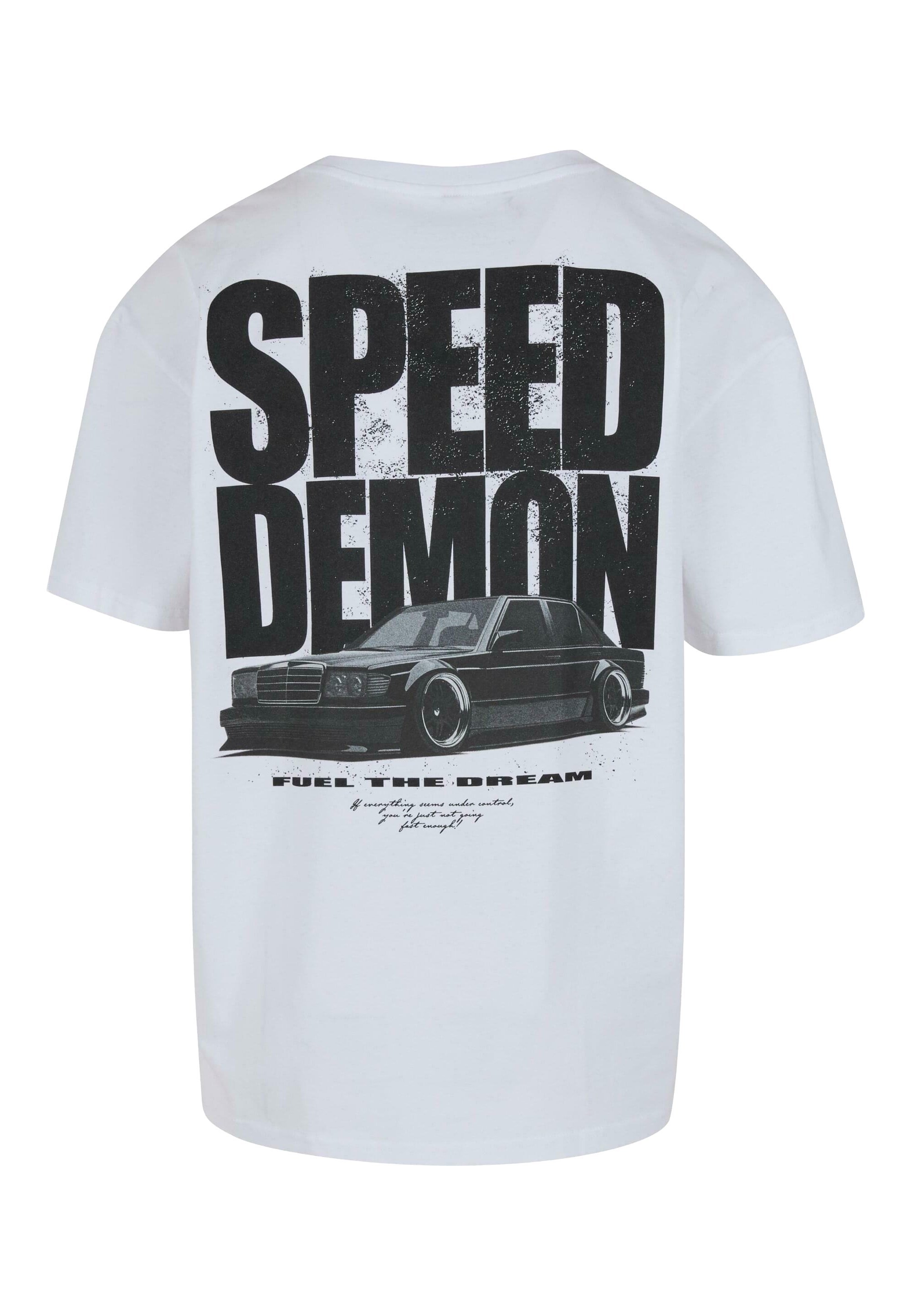 Mister Tee SPEED DEMON TEE - Bedrucktes T-Shirt - weiß